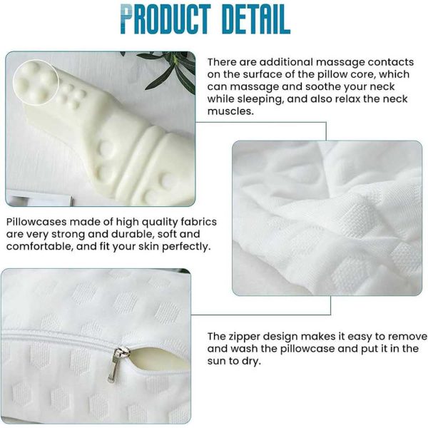 Bantal Orthopedic Memory Foam Slow Rebound Cervical Pillow