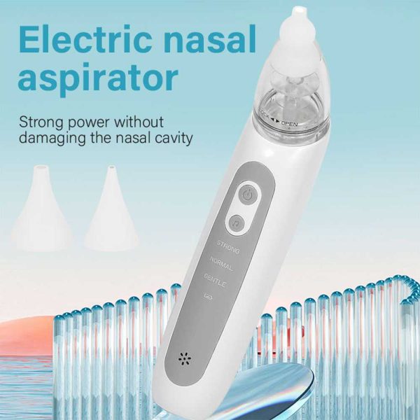 Baby Nasal Aspirator Electric Nose Cleaner 65kPa 400mAh