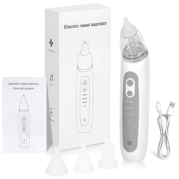 Baby Nasal Aspirator Electric Nose Cleaner 65kPa 400mAh