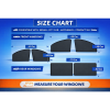 Pelindung Panas Kaca Mobil Magnetic Sunshade Front and Rear Glass