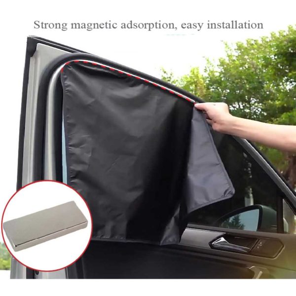 Pelindung Panas Kaca Mobil Magnetic Sunshade Front and Rear Glass